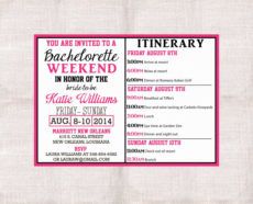 004 bachelorette party itinerary template free ideas bachelorette weekend itinerary template