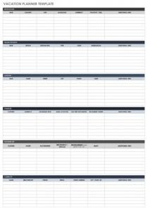 editable free itinerary templates  smartsheet group travel itinerary template word