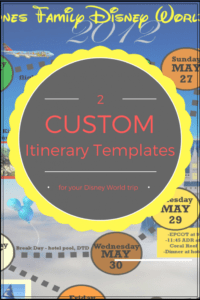 editable wdw itinerary templates  free &amp;amp; printable  available in disney world itinerary template