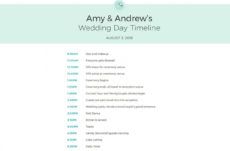 free free wedding itinerary templates and timelines wedding party itinerary template excel
