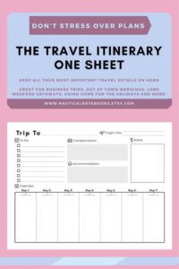 free travel itinerary template  family travel planner travel agent itinerary template word