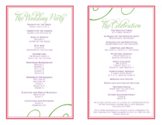 free wedding itinerary templates free  wedding reception wedding party itinerary template