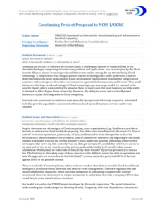 continuing project proposal 5pager template  rev cloud services proposal template