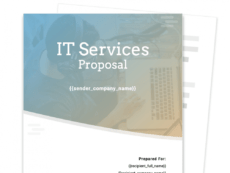 it services proposal template  free sample  proposable cloud services proposal template