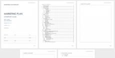 printable marketing plan templates with guide  smartsheet marketing plan proposal template pdf