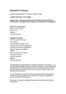 printable request for proposal template rfp construction commercial real estate proposal template pdf