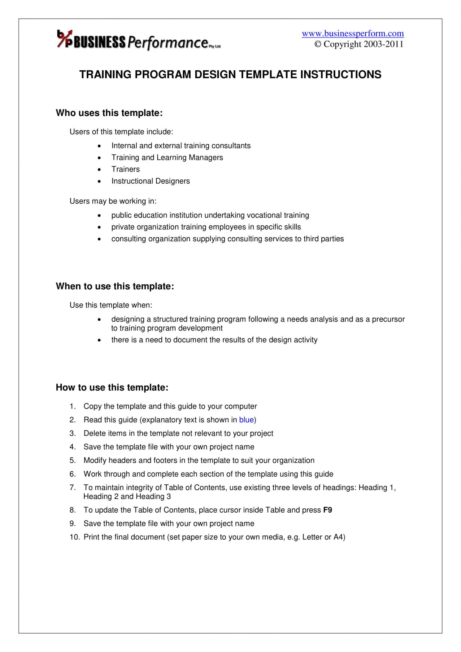 10 training project plan examples  pdf  examples software training proposal template word