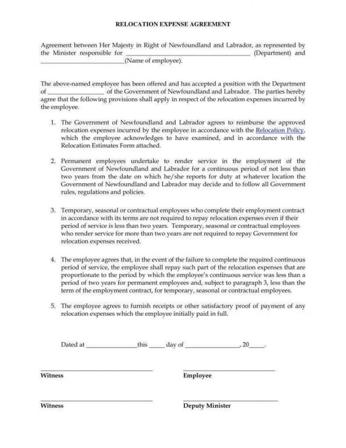 12 relocation agreement templates  pdf word  free relocation proposal template excel