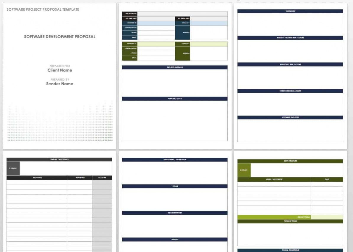 17 free project proposal templates  tips  smartsheet software as a service proposal template pdf