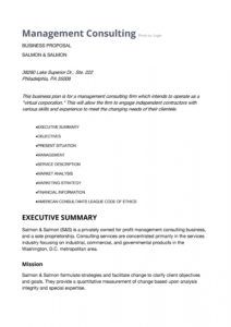 39 best consulting proposal templates free  templatelab hr consulting services proposal template doc