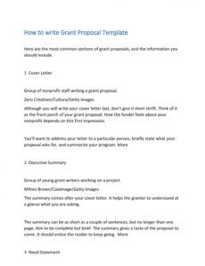 40 grant proposal templates nsf nonprofit research nonprofit fundraising proposal template