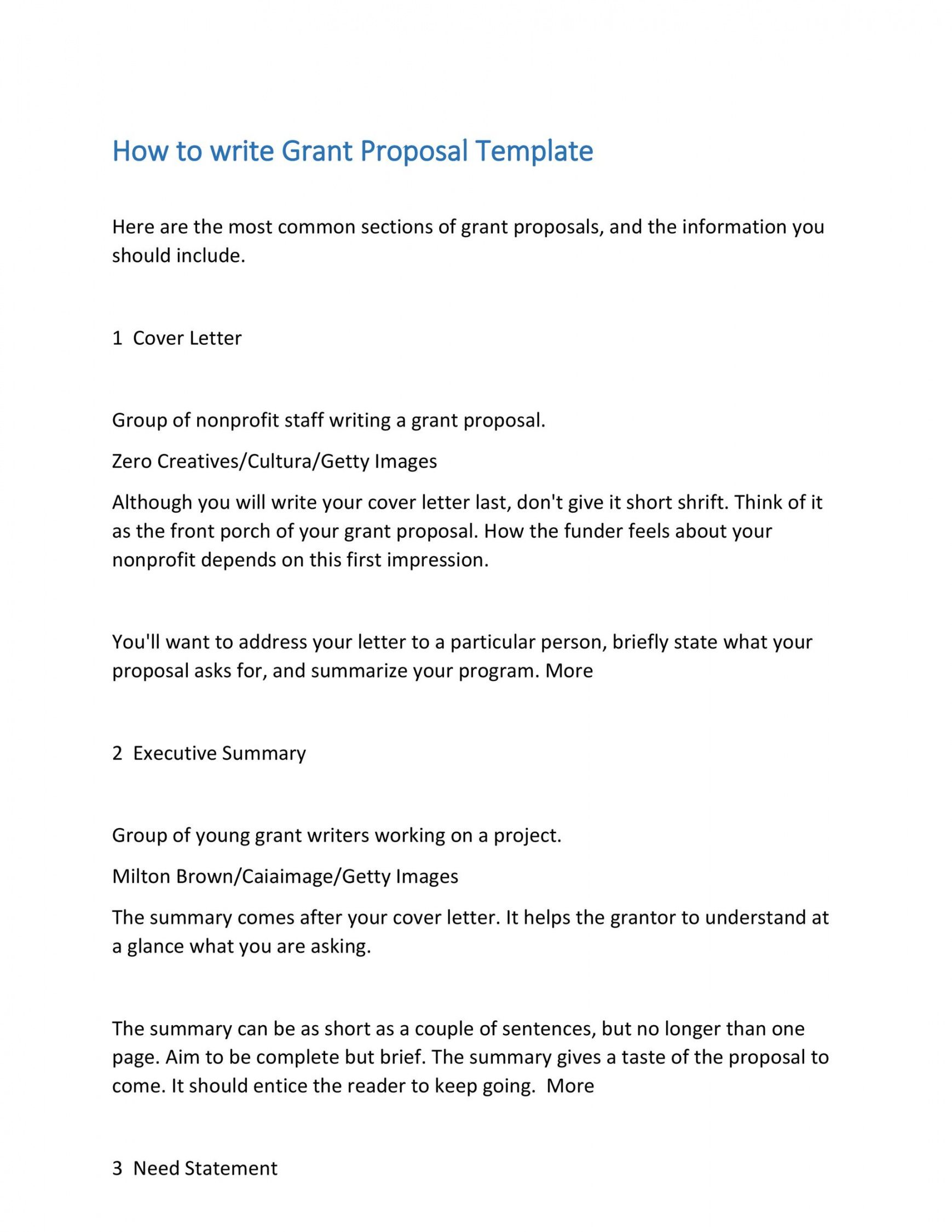 40 grant proposal templates nsf nonprofit research nonprofit fundraising proposal template