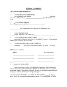42 divorce settlement agreement templates 100% free divorce proposal template doc