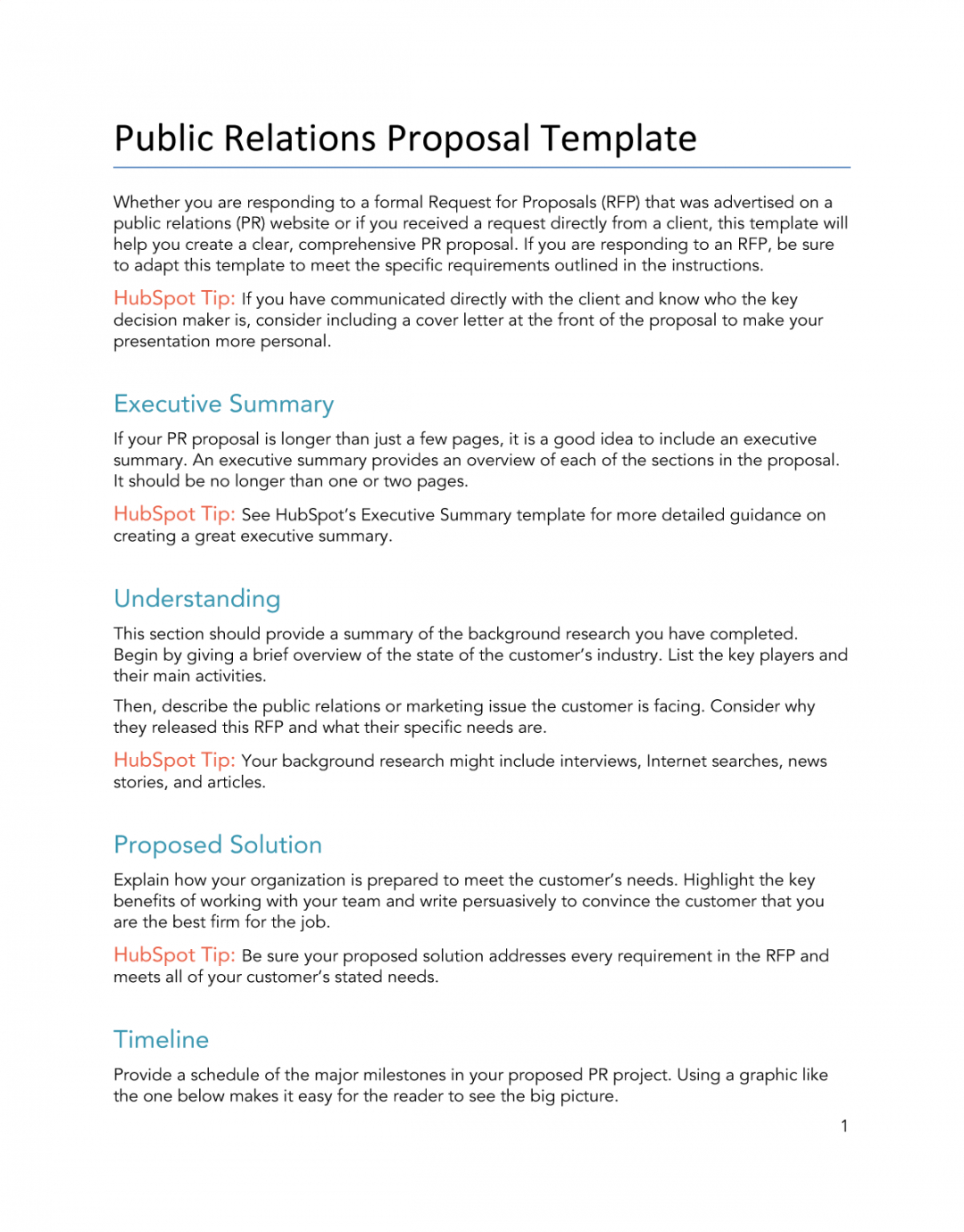 business template directory  hubspot quotation proposal template doc