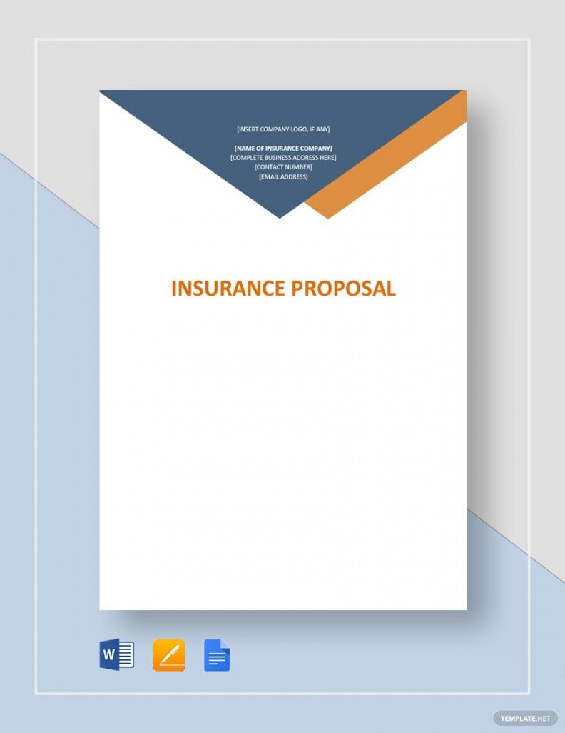commercial insurance proposal form pdf free download commercial insurance proposal template