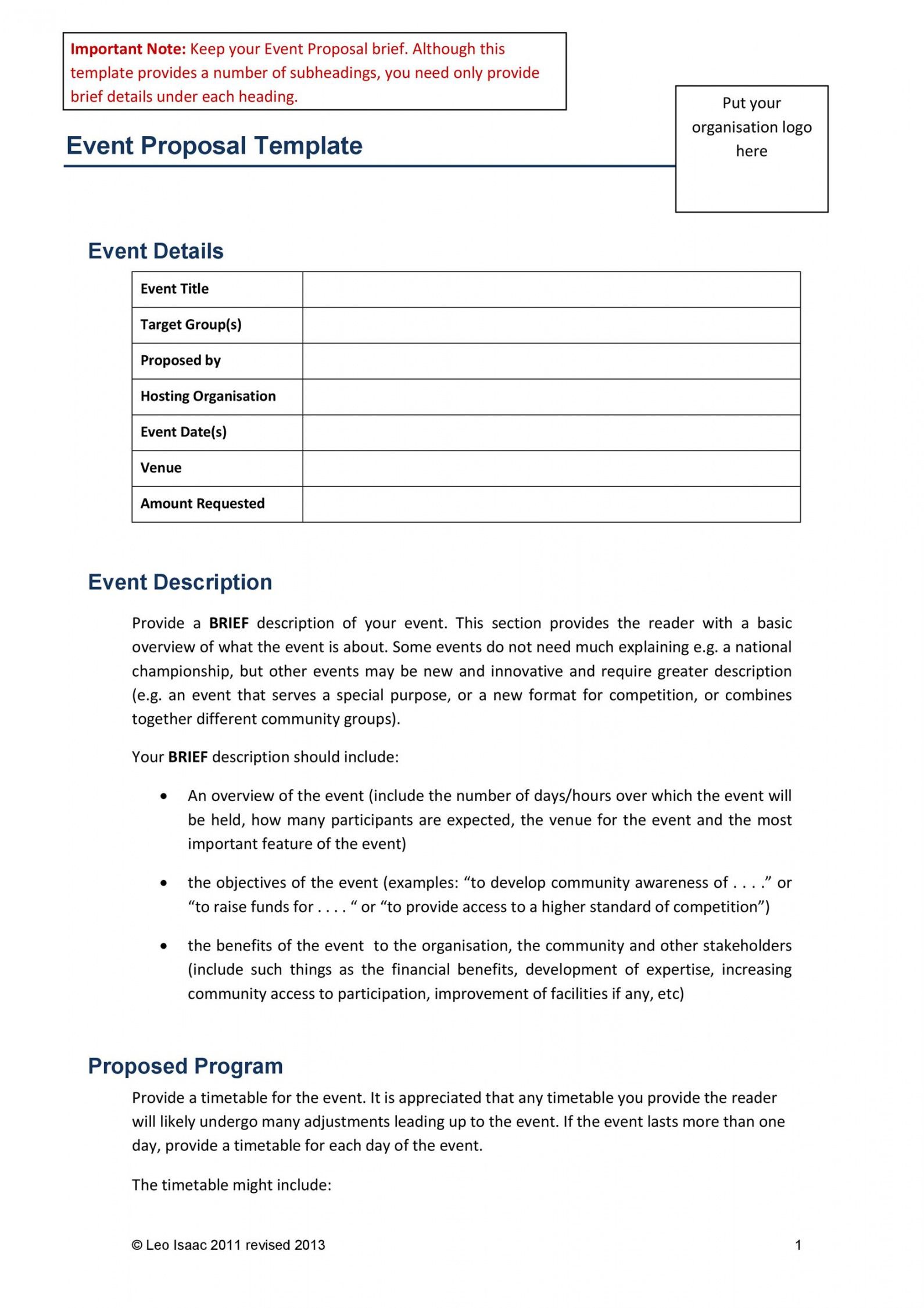 editable 38 best event proposal templates &amp; free examples  templatelab property management proposal template pdf