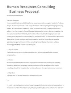 editable 39 best consulting proposal templates free  templatelab hr consulting proposal template word