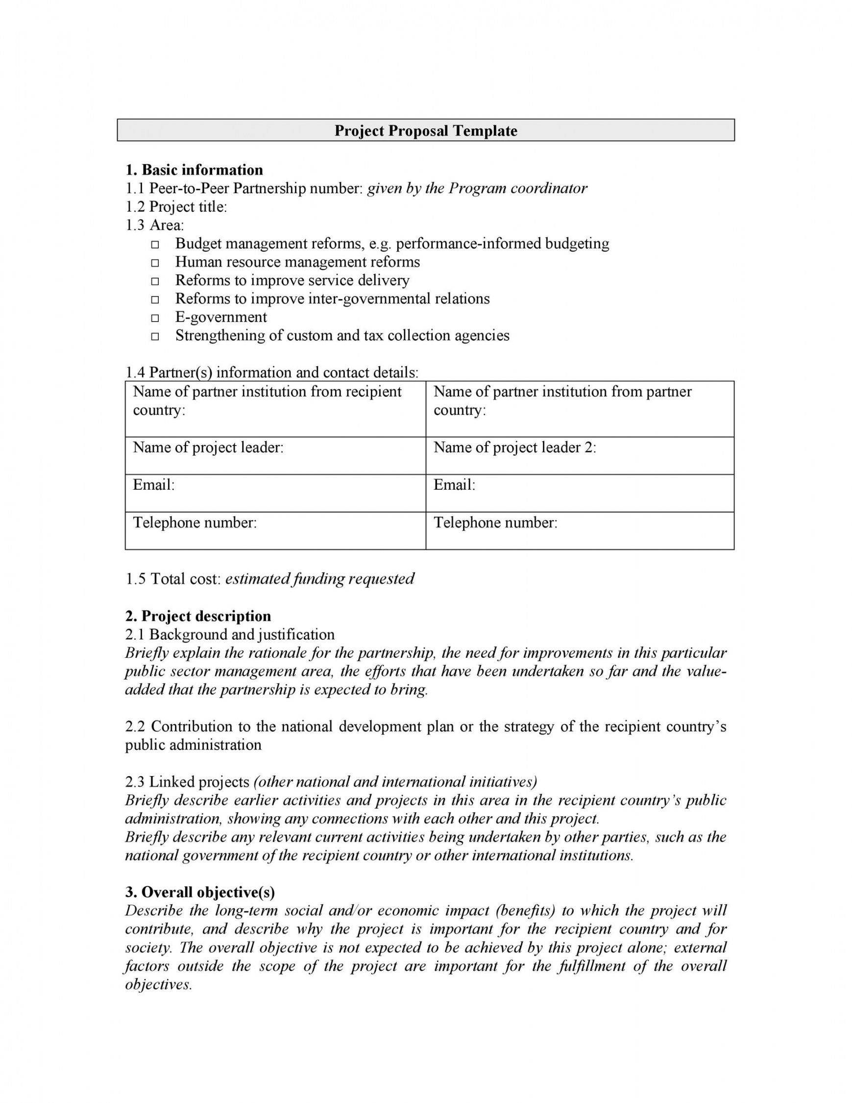 Editable 43 Professional Project Proposal Templates Templatelab Project