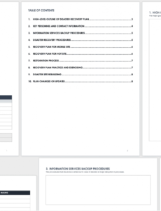 editable free disaster recovery plan templates  smartsheet disaster recovery proposal template example