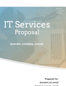 editable it services proposal template  free sample  proposable software maintenance proposal template example