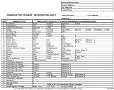 editable new home construction bid sheet  home construction sheet flooring bid proposal template excel