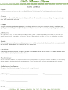 florist contract template  create and download in just 2 floral design proposal template doc