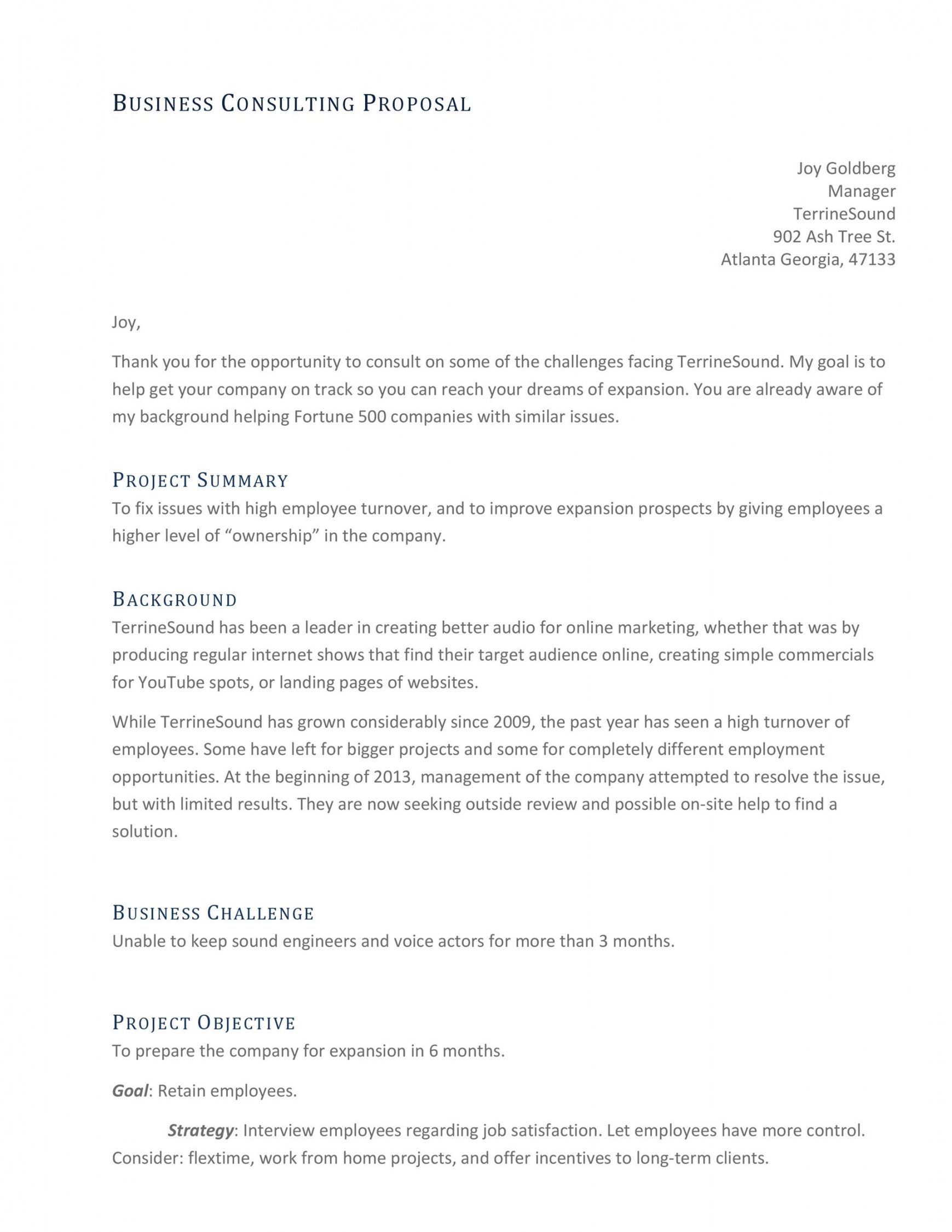 free 39 best consulting proposal templates free  templatelab hr consulting proposal template example