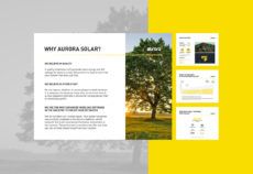 free aurora solar template on behance solar proposal template excel