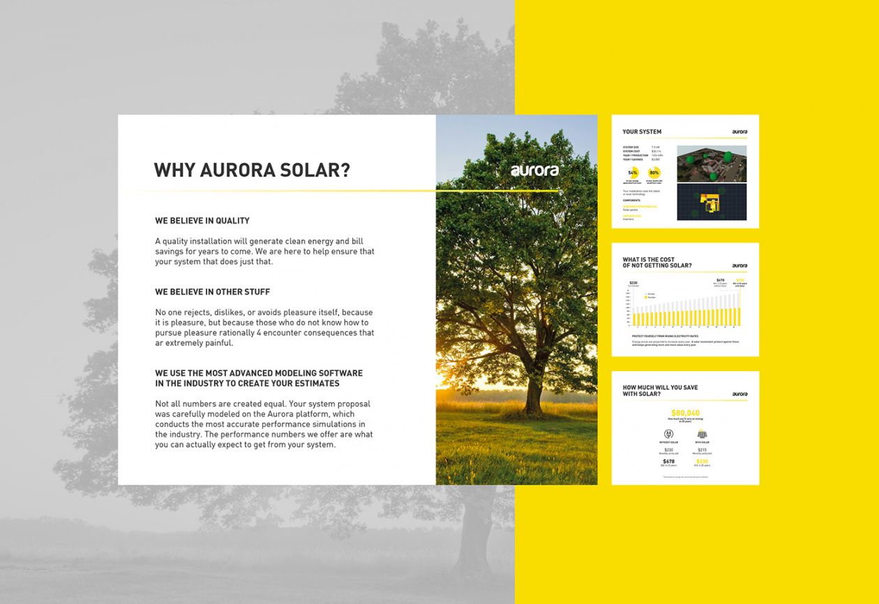 free aurora solar template on behance solar proposal template excel
