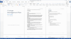 free change management plan template ms wordexcel spreadsheets change management proposal template word