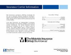 free commercial insurance proposal sample version by scott commercial insurance proposal template example