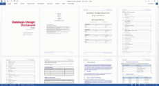 free database design document ms word template  ms excel data database design proposal template excel