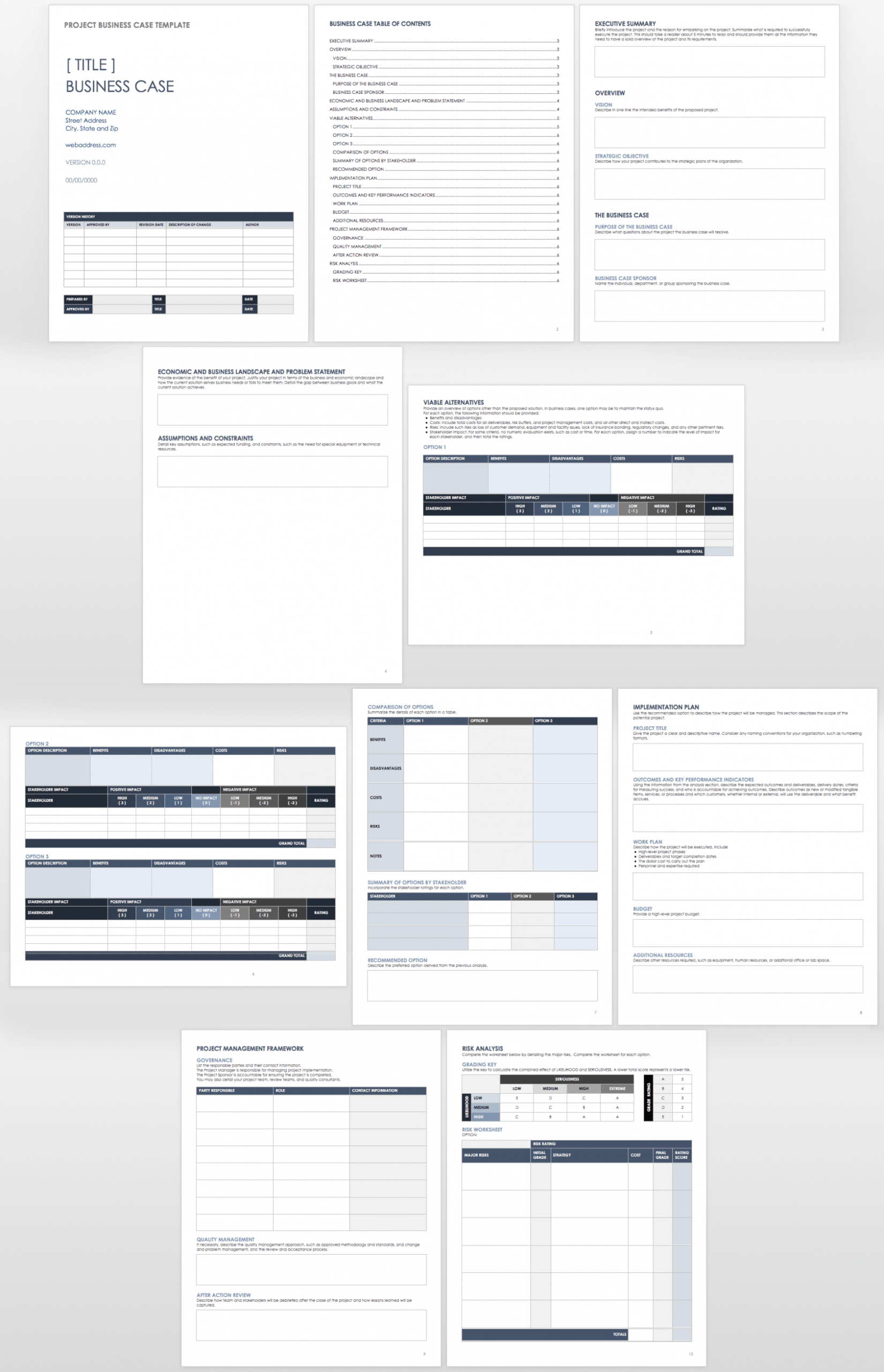 Business Case Proposal Template