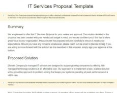 free how to write a business proposal in 2020 6 steps  15 free managed it services proposal template