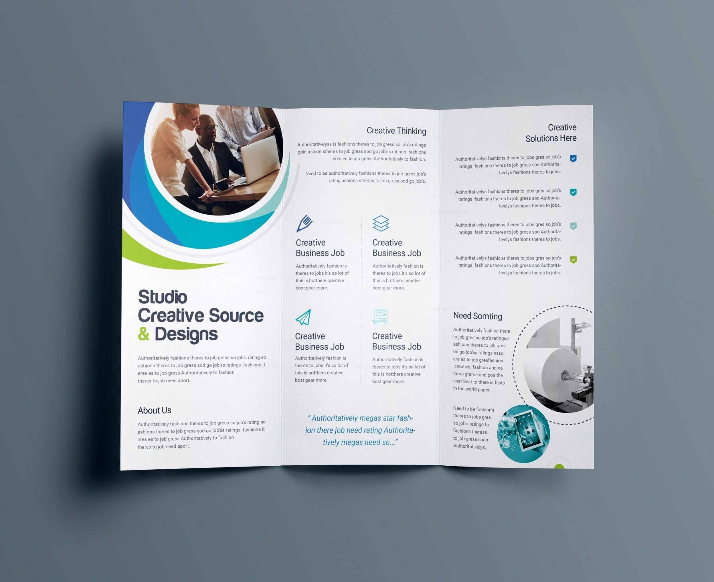 Free Managed Services Brochure Template Carlynstudio Managed It