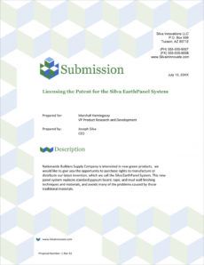 patent and invention licensing proposal  5 steps patent proposal template word