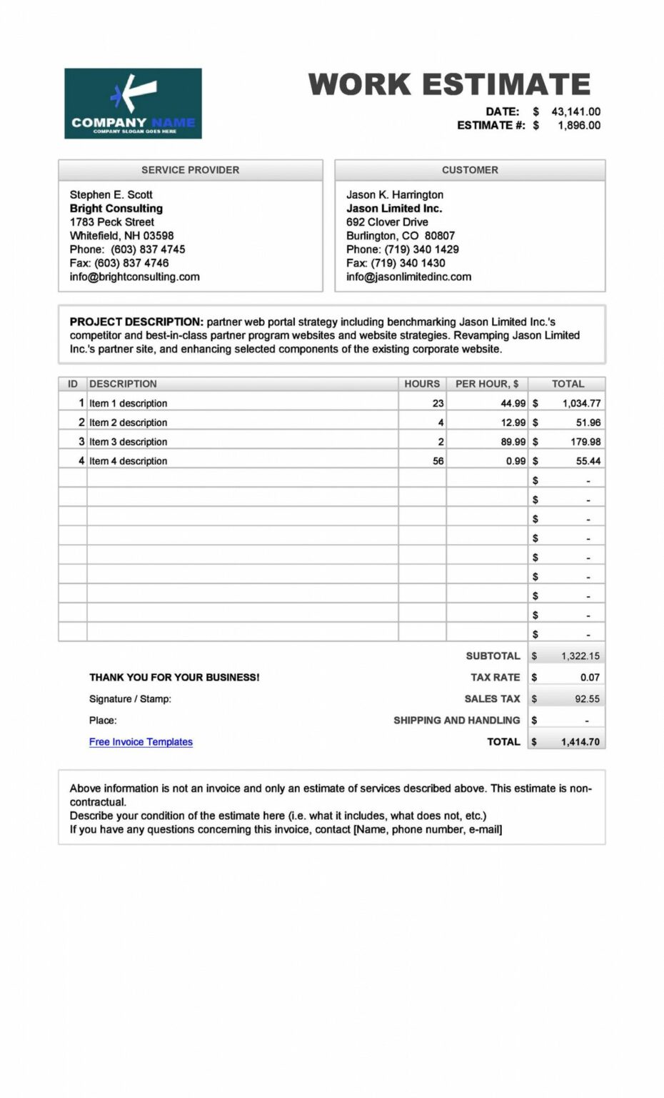 Printable 47 Professional Quote Templates 100 Free Download Quotation Proposal Template Doc Ikase