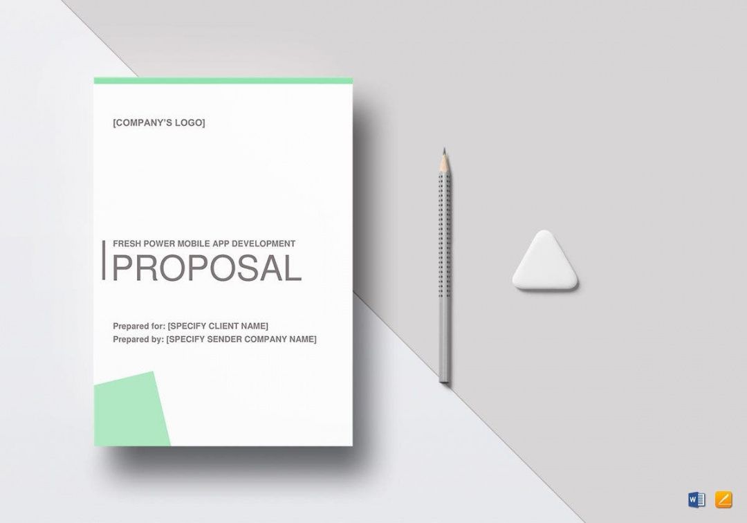 printable 8 mobile app development proposal templates  free mobile app development proposal template doc