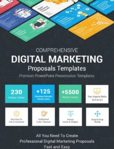 printable best digital marketing proposals powerpoint templates digital marketing proposal template pdf