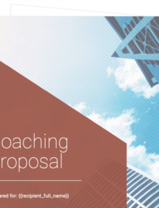 printable coaching proposal template  free sample  proposable executive coaching proposal template pdf