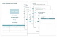 printable free change management templates  smartsheet change management proposal template doc