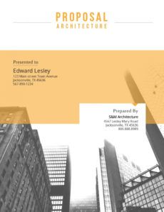 printable template  visme architectural design proposal template excel