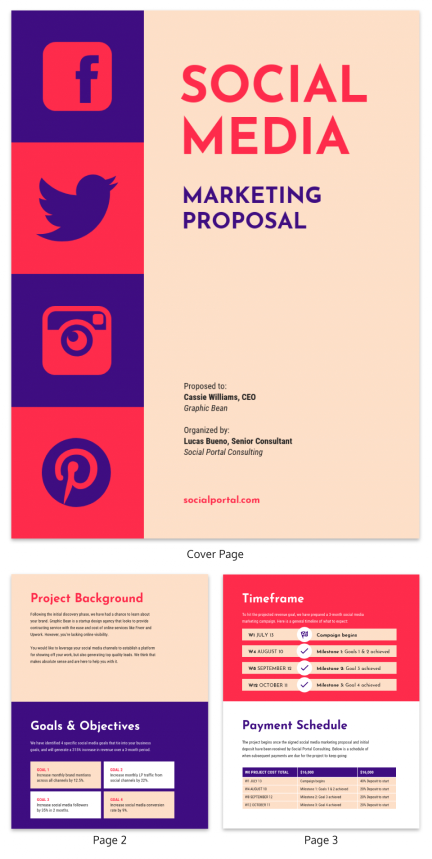 social-media-campaign-presentation-template