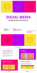 sample bold social media consulting proposal template social media campaign proposal template word