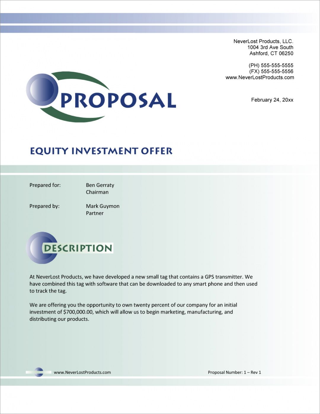 sample equity ownership stake sample proposal  5 steps angel investor proposal template pdf