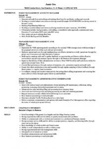 sample fleet management resume samples  velvet jobs fleet management proposal template excel