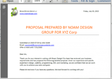 sample generate customized proposals from salesforce  formstack salesforce proposal template word