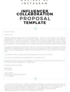 sample influencer marketing proposal template  download  bonsai influencer marketing proposal template example