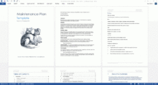 sample maintenance plan template  technical writing tools software maintenance proposal template excel