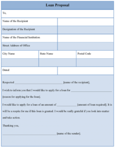 sample proposal template for loan format of loan proposal template small business loan proposal template excel
